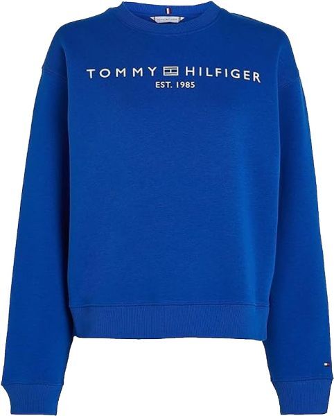 Tommy Hilfiger Felpa da tennis da donna Modern Regular Corp Logo C-NK Sweatshirt ultra blue L