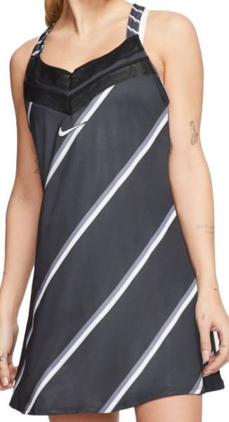 Nike Vestito da tennis da donna Court Dress PS NT black/white/black S