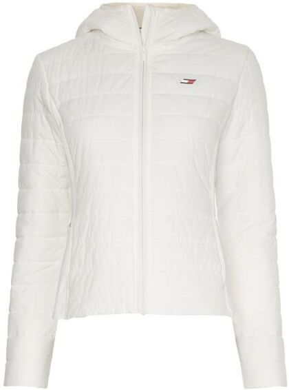 Tommy Hilfiger Giacca da tennis da donna Slim Sorona Padded Hood Jacket ecru L