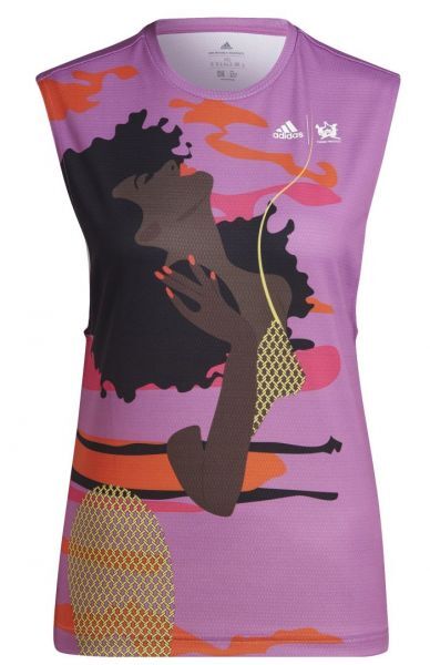 Adidas T-shirt da uomo New York Unitefit Sleeveless Tee semi pulse lilac M