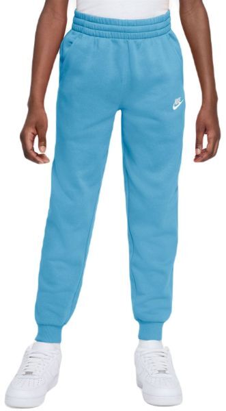 Nike Pantaloni per ragazze Kids Club Fleece Jogger aquarius blue/white XL