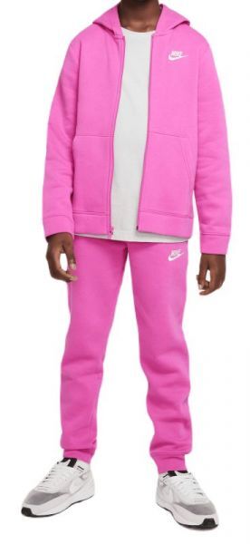 Nike Tuta per ragazzi Boys NSW Track Suit BF Core active fuchsia/active fuchsia/white L