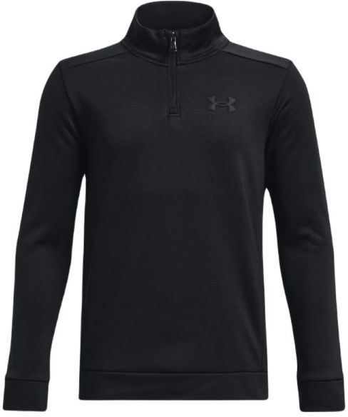 Under Armour Felpa per ragazzi Boys' Armour Fleece 1/4 Zip black XL