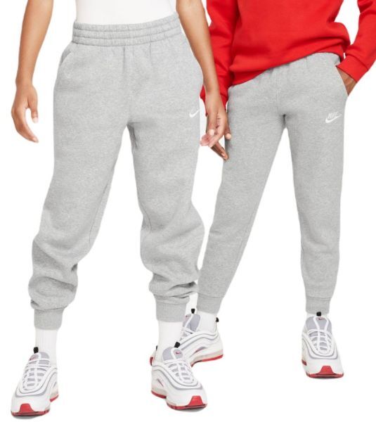 Nike Pantaloni per ragazze Kids Club Fleece Jogger dark grey heather/base grey/white XL