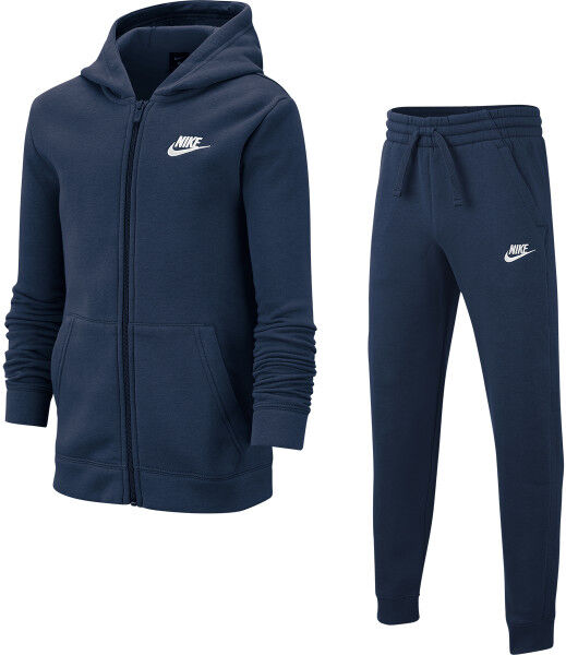 Nike Tuta per ragazzi Boys NSW Track Suit BF Core midnight navy/midnight navy/white XS