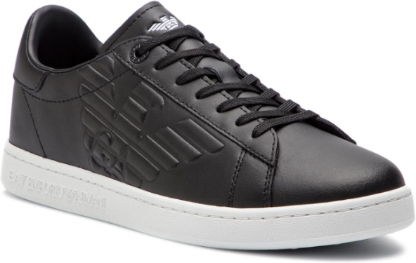 EA7 Sneakers da uomo Unisex Leather Sneaker black 46