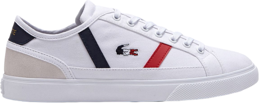 Lacoste Sneakers da uomo Sideline Pro TRI1232 white/navy/red 46