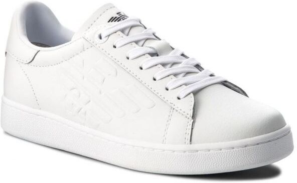 EA7 Sneakers da uomo Unisex Leather Sneaker white 46