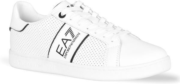 EA7 Sneakers da uomo Unisex Woven Sneaker SS23 white/black 44 2//3