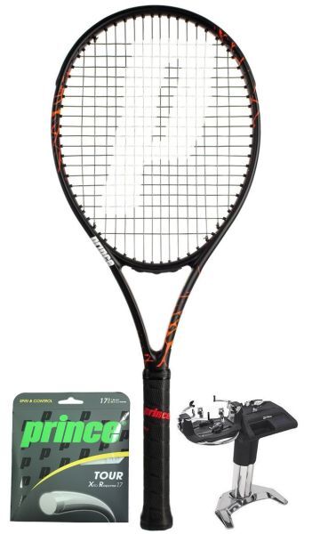 Prince Racchetta Tennis Beast 100 280 + corda + servizio di racchetta 2