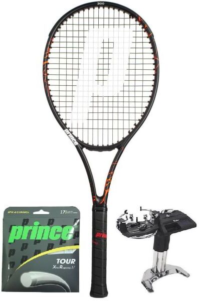 Prince Racchetta Tennis O3 Beast 98 + corda + servizio di racchetta 3