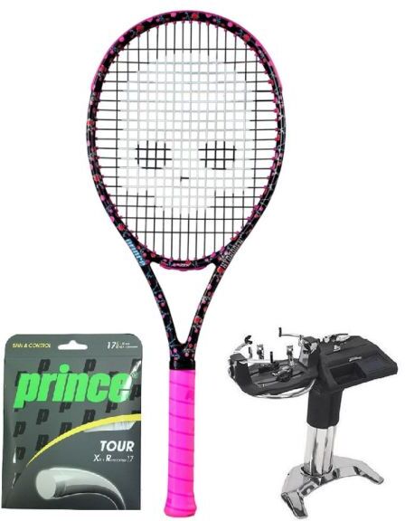 Prince Racchetta Tennis by Hydrogen Lady Mary 265gr + corda + servizio di racchetta 1