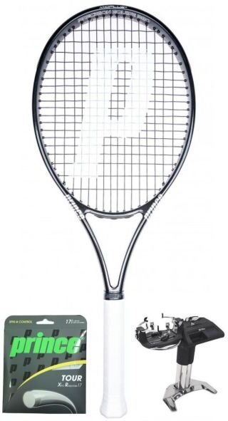 Prince Racchetta Tennis Precision Equipe 280 + corda + servizio di racchetta 3