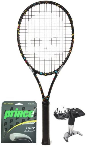 Prince Racchetta Tennis by Hydrogen Spark 265g + corda + servizio di racchetta 3