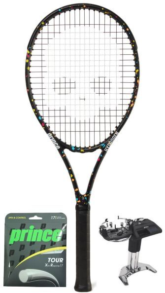 Prince Racchetta Tennis by Hydrogen Spark 300g + corda + servizio di racchetta 3