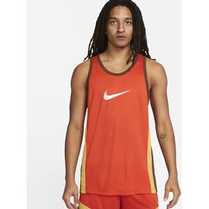 Nike maglia maglietta canotta smanicato UOMO Rosso Dri-FIT Icon poliestere