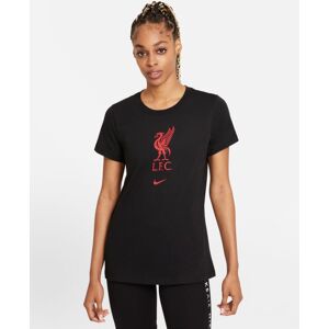 Nike Liverpool Fc T-shirt tempo libero Donna Nero Cotone 2021