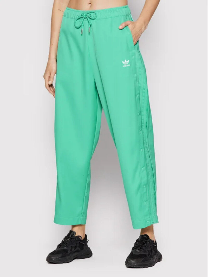 adidas Originals Pantaloni tuta Pants DONNA Trefoil balloon RELAXED Verde