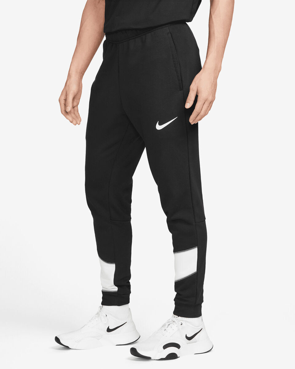 Nike Pantaloni tuta Pants UOMO Sportswear Dri-Fit Taper Energy Nero Cotone