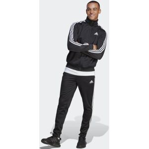 adidas Tuta Intera Completa UOMO Nero Basic 3-Stripes Tricot