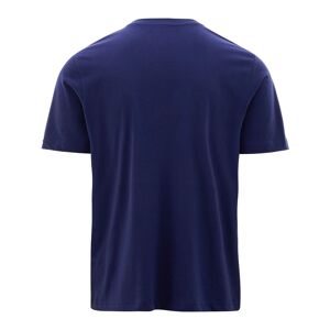 Kappa T-shirt maglia maglietta UOMO Banda 222 Blu LOGO EDIZ . Cotone Jersey