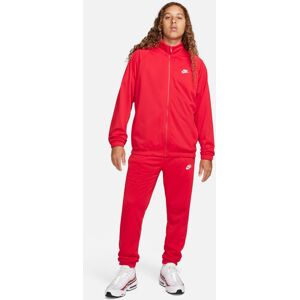 Nike Tuta Intera Completa Tracksuit UOMO Club Rosso Poliestere