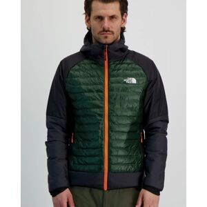 The North Face GIACCA imbottita UOMO Verde Macugnaga Hybrid con TASCHE a ZIP