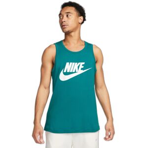 Nike canotta smanicato T-shirt UOMO Verde petrolio NSW TEE ICON FUTURA Cotone