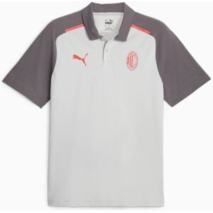 Puma Ac Milan Polo Maglia UOMO Grigio Cotone maniche corte CASUALS 2023 24