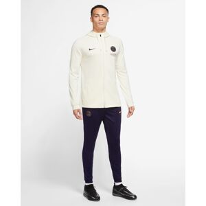 Nike PSG Tuta Intera Allenamento Training Cappuccio Dry Strike Hoodie Bianco