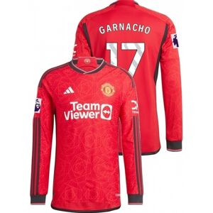 adidas Manchester United Maglia Calcio Garnacho 17 LS 2023 24 Home