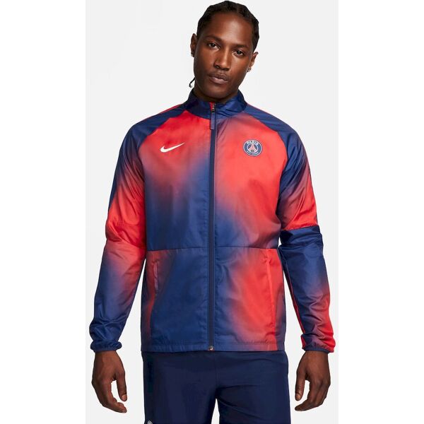 nike psg giacca vento pioggia blu 2023 24 repel academy awf