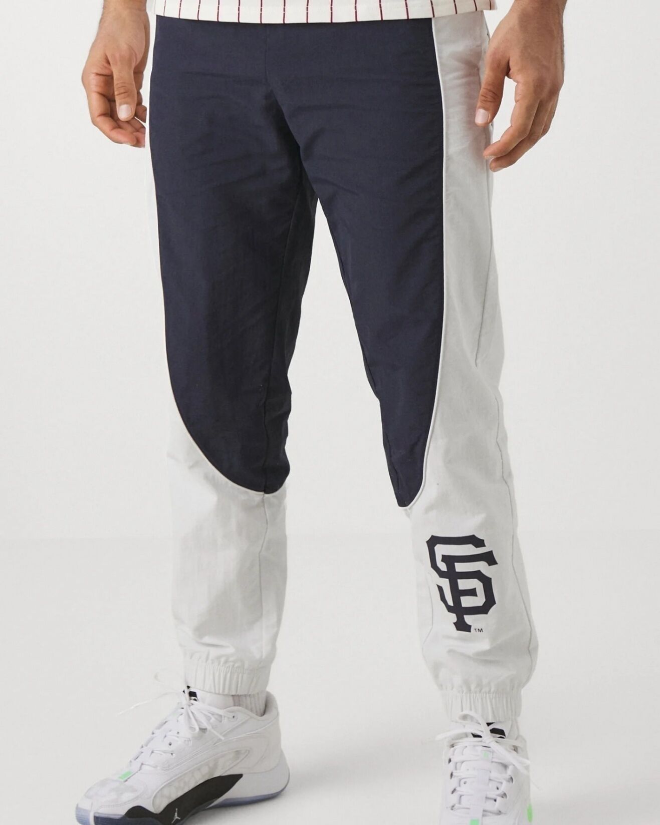 champion pantaloni tuta rappresentanza uomo baseball san francisco giants blu