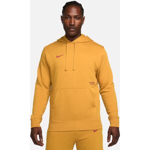 Nike Psg Felpa Cappuccio Hoodie 2023 24 Uomo Pullover Club Giallo