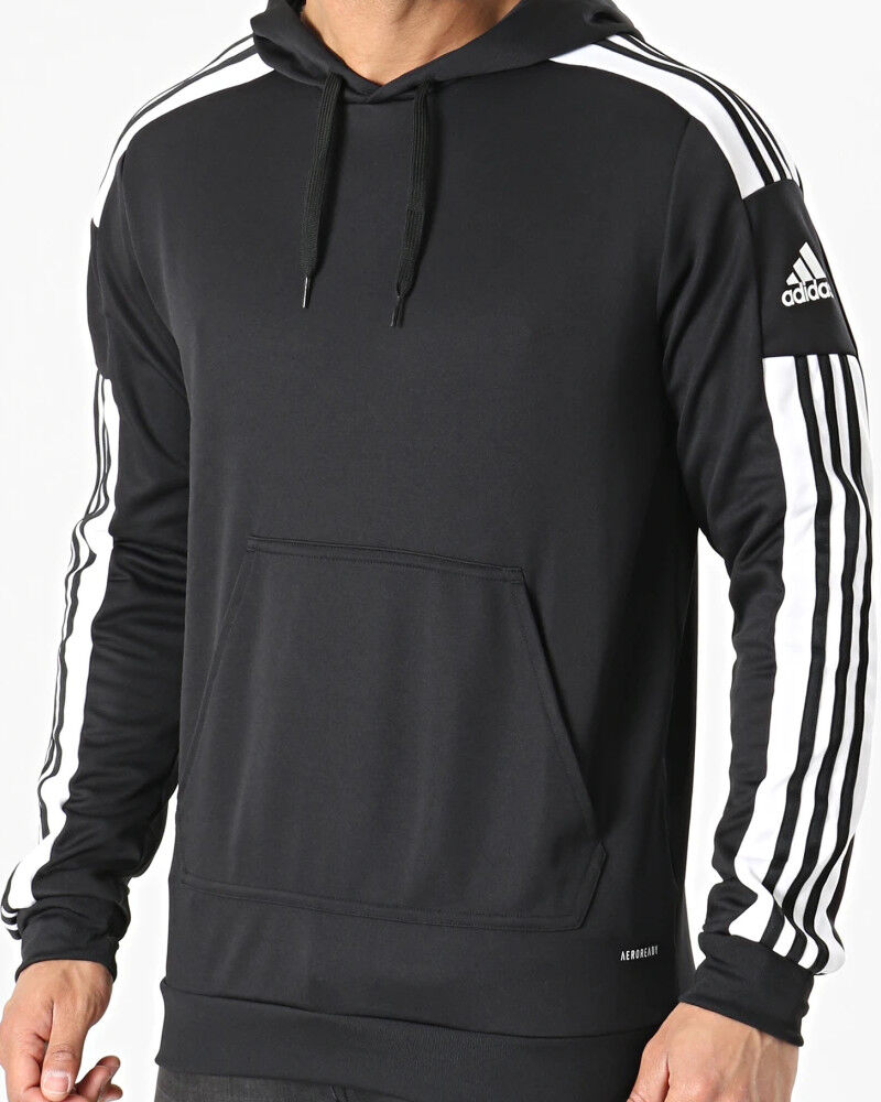 adidas Felpa Cappuccio Hoodie UOMO Squadra 21 Nero poliestere