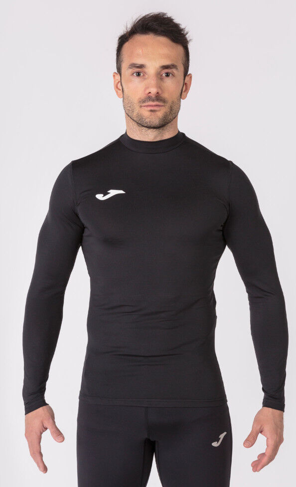 Joma Intimo Tecnico UOMO Nero Maniche Lunghe BRAMA ACADEMY LS Poliestere