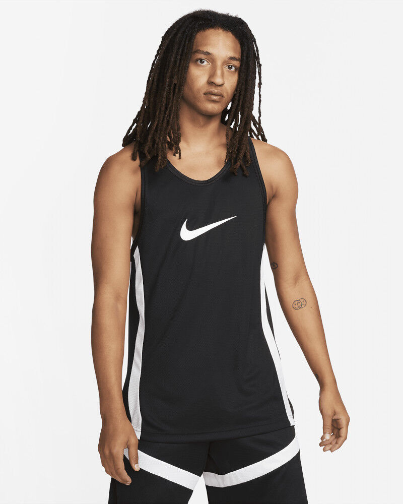 Nike canotta canottiera smanicato UOMO Nero Dri-FIT Icon poliestere