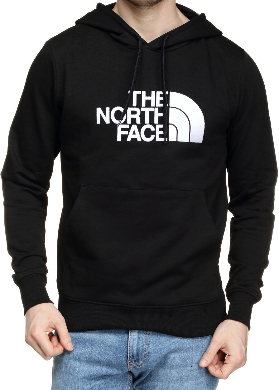 The North Face Felpa Cappuccio Hoodie UOMO Light Drew Peak Pullover Nero