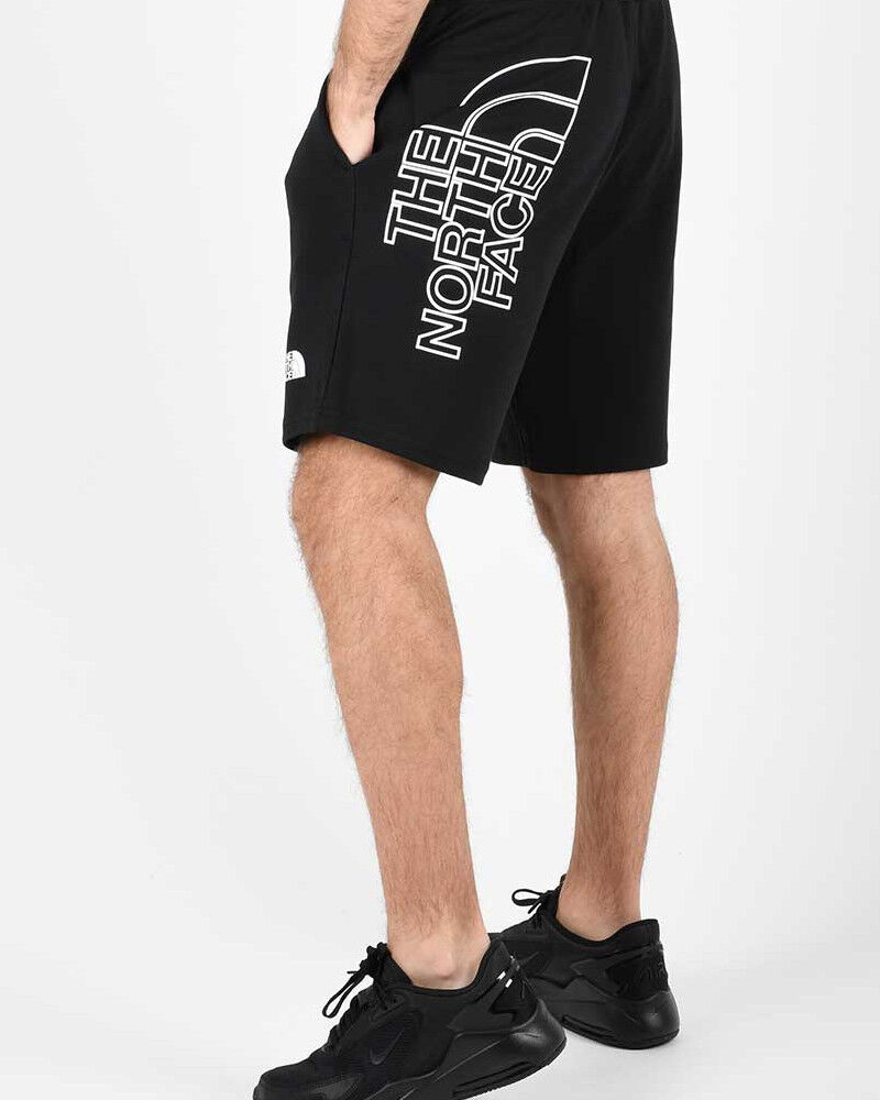 The North Face Pantaloncini Shorts UOMO GRAPHIC LIGHT Nero con tasche Lifestyle