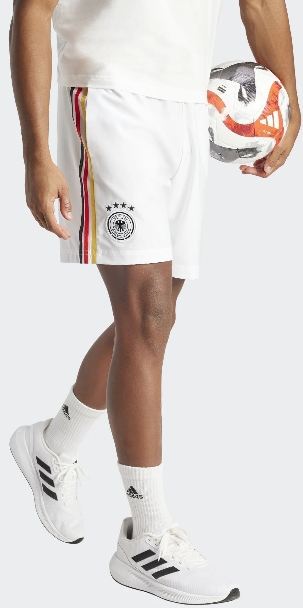 adidas Germania DFB Pantaloncini Shorts DNA Bianco EURO 2024