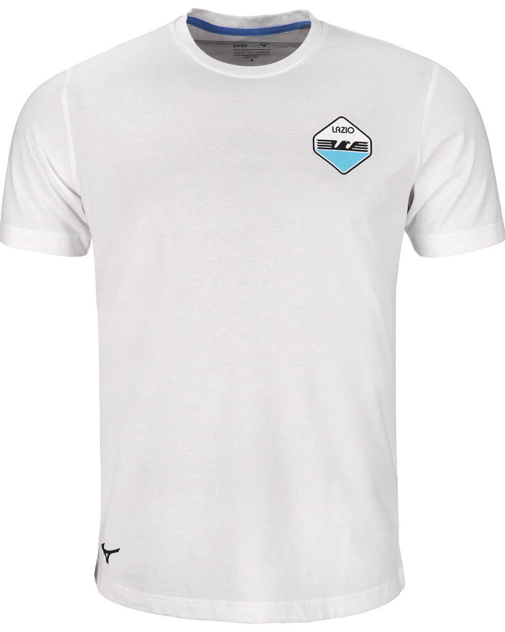 Mizuno SS Lazio T-shirt Maglia Maglietta Bianco Cotone FanWear 2023 24