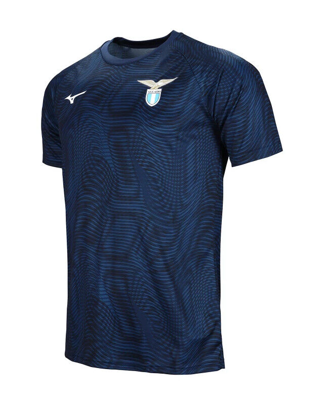 Mizuno SS Lazio Maglia Allenamento Training UOMO Blu Navy Pre Match Stadium