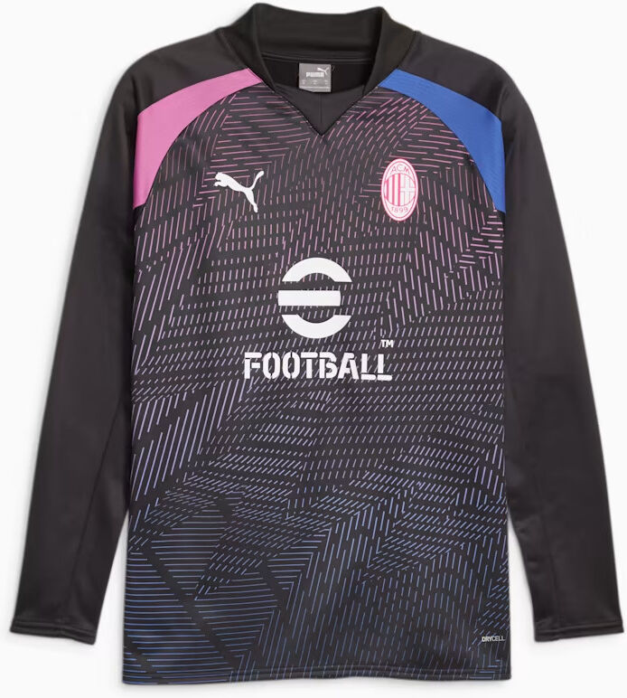 Puma Ac Milan Stadium Top pre match Nero Third UOMO 2023 24