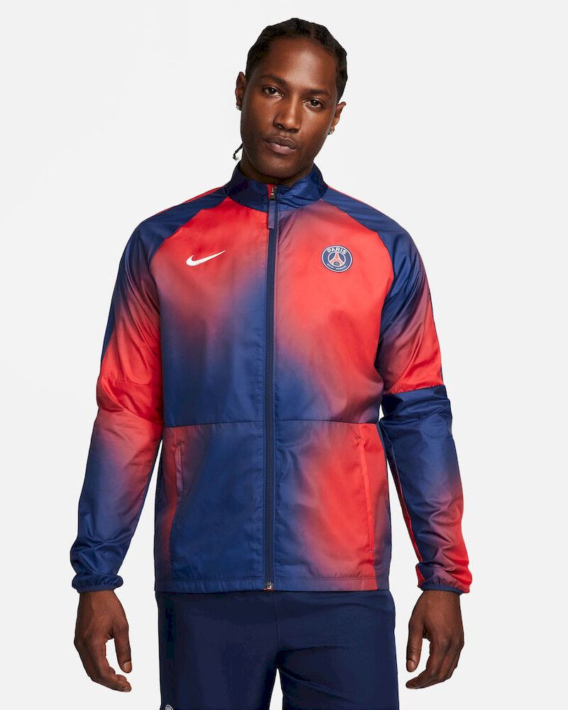 Nike PSG Giacca vento pioggia Blu 2023 24 Repel Academy AWF