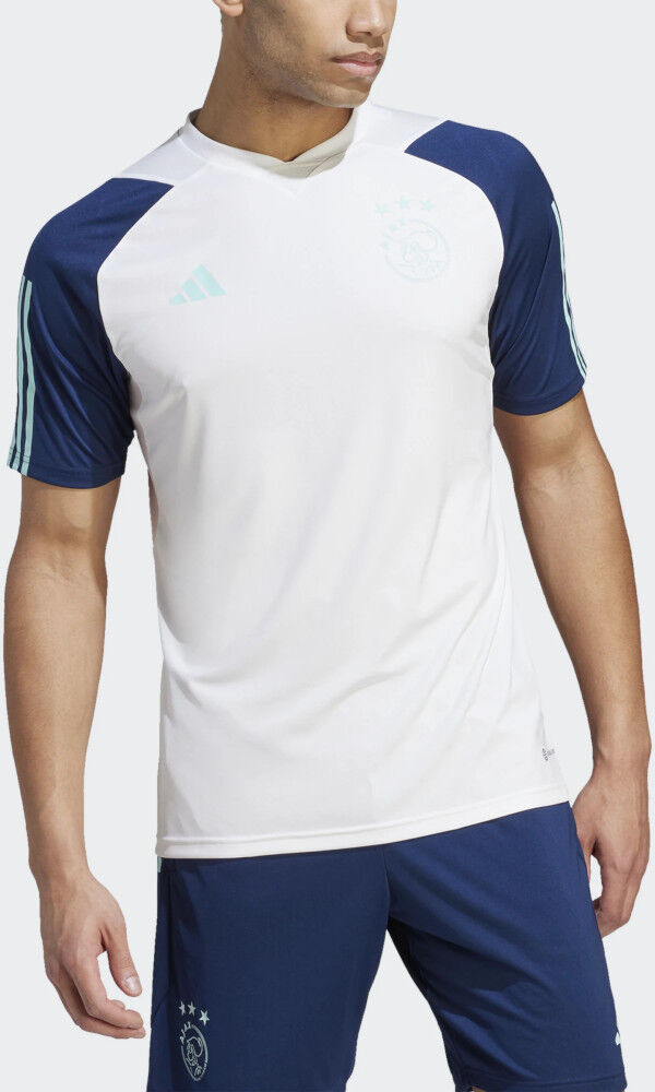 adidas Ajax Amsterdam Maglia Allenamento Training UOMO Bianco 2023 24 Tiro