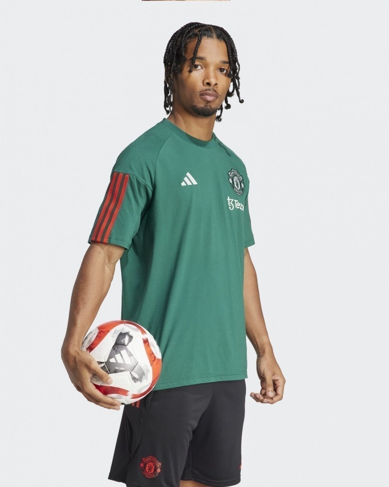 adidas Manchester United Maglia Allenamento Training Tiro 23 Tee Verde 2024