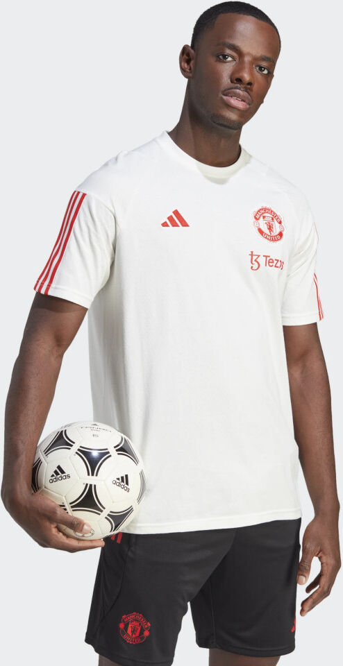 adidas Manchester United Maglia Allenamento Training Bianco Cotone Tiro 23 Tee