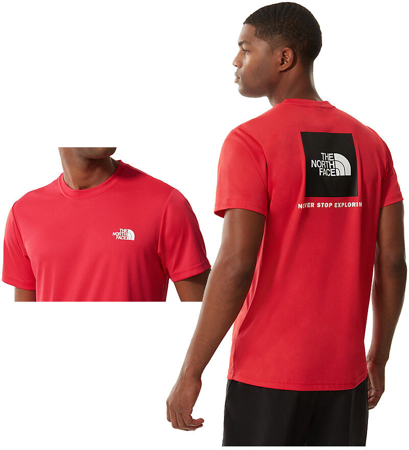 The North Face Maglia Allenamento Training T-shirt UOMO REAXION RED BOX TE