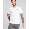 The North Face T-shirt maglia maglietta UOMO Bianco Simple Dome Tee Crew Cotone