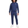 Nike Tuta Intera Completa UOMO Club Fleece HD Blu con tasche Cotone Felpato